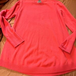 Duluth Trading Co Women's Bright Coral Sweater